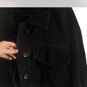 Zara Black Corduroy Jacket